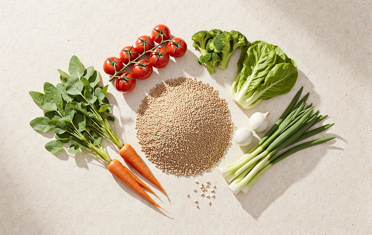 Fresh organic ingredients